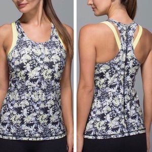 Lululemon Floral Print Inspiration Tank Size 6